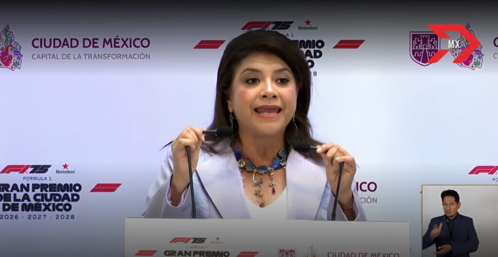 Clara Brugada firma convenio para continuar con el Gran Premio de la CDMX hasta 2028